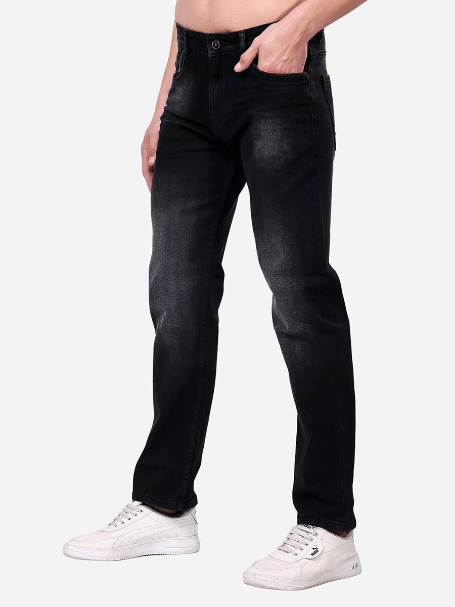 Mid Rise Faded Comfort Fit Jeans