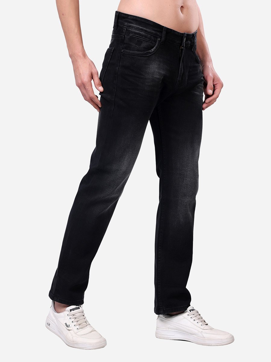 Mid Rise Faded Comfort Fit Jeans