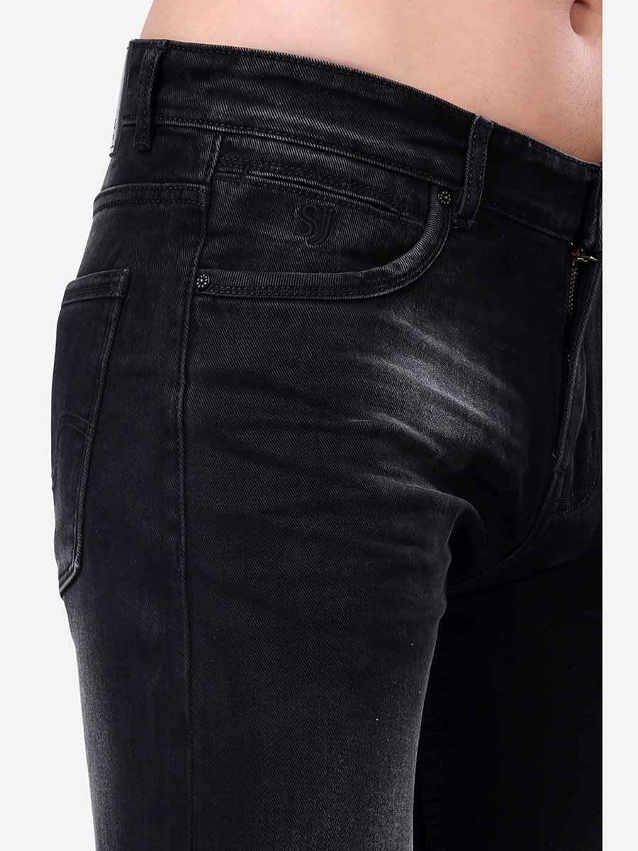 Mid Rise Faded Comfort Fit Jeans