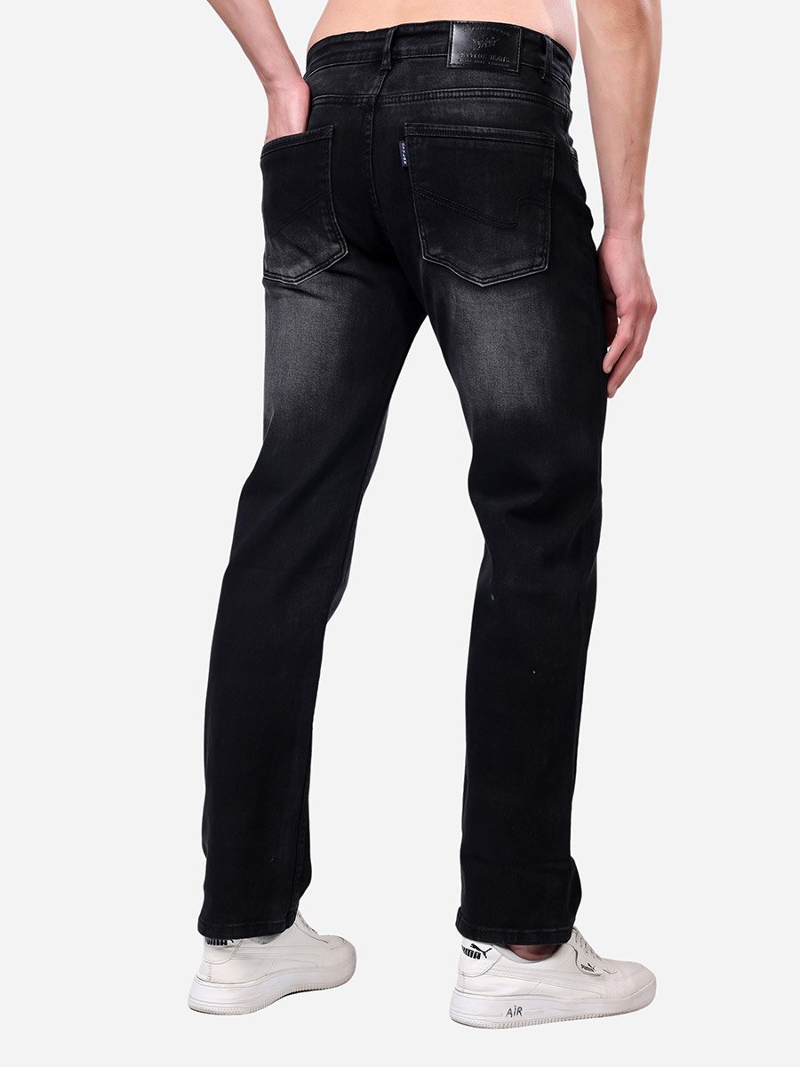 Mid Rise Faded Comfort Fit Jeans