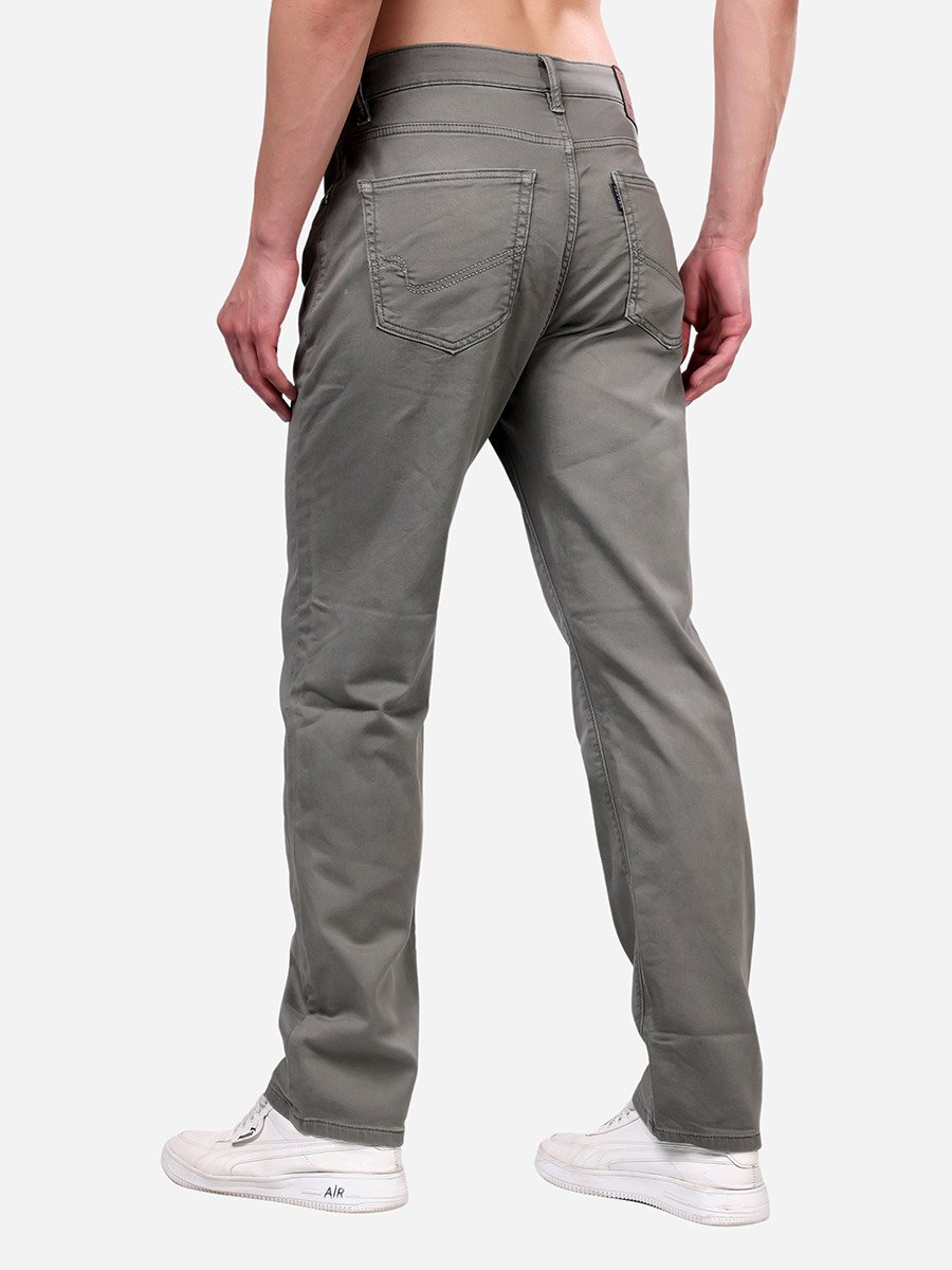 Stylox Relaxed Fit Light Grey Color Jeans