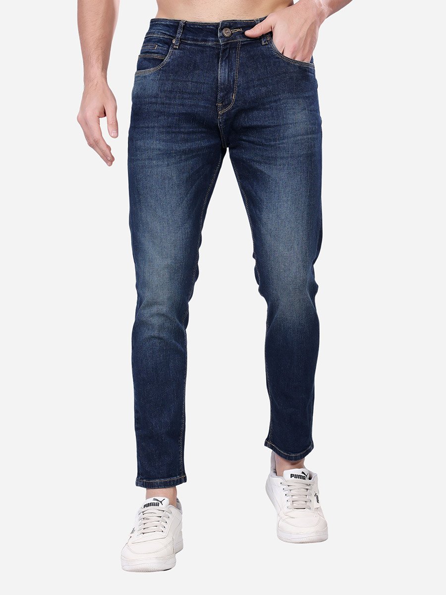 Mid Rise Regular Fit Faded Jeans