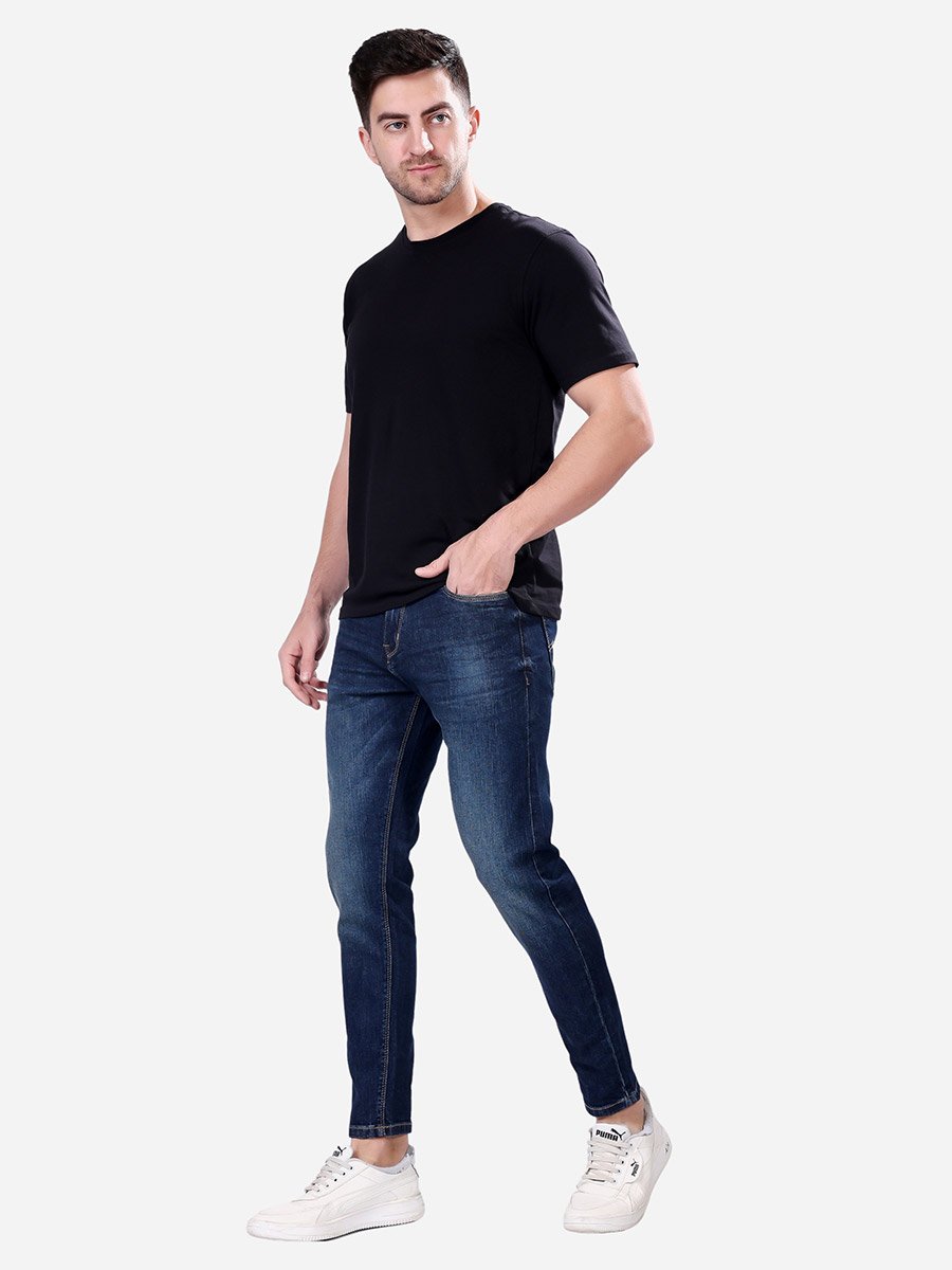 Mid Rise Regular Fit Faded Jeans
