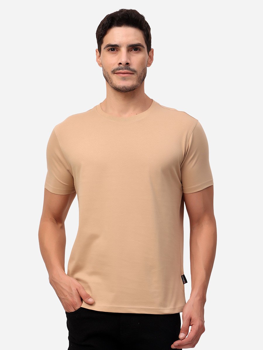 Solid Short Sleeve Regular Fit T-Shirt