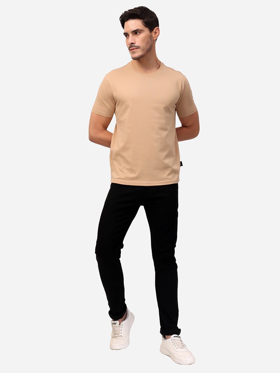 Solid Short Sleeve Regular Fit T-Shirt