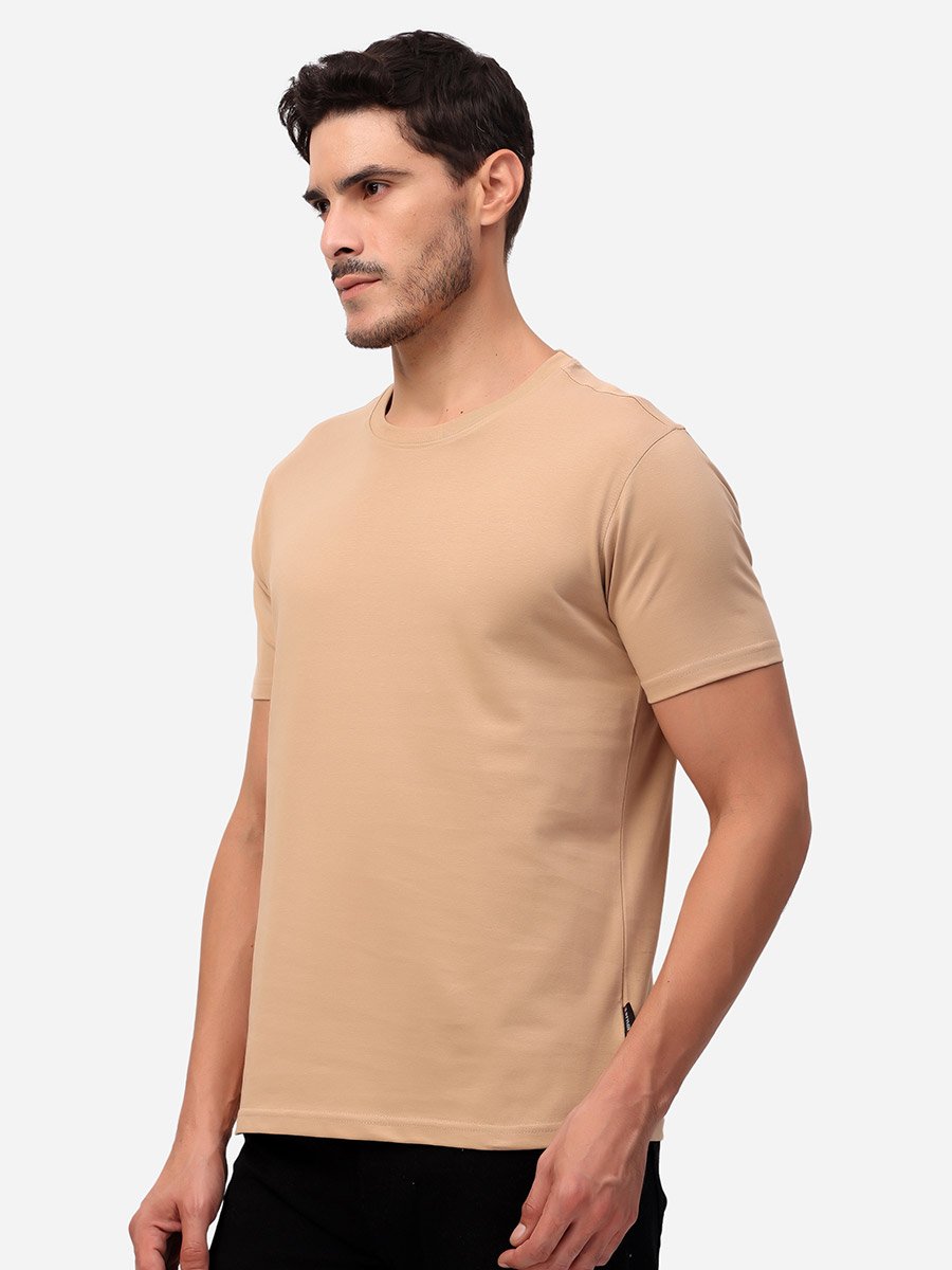 Solid Short Sleeve Regular Fit T-Shirt