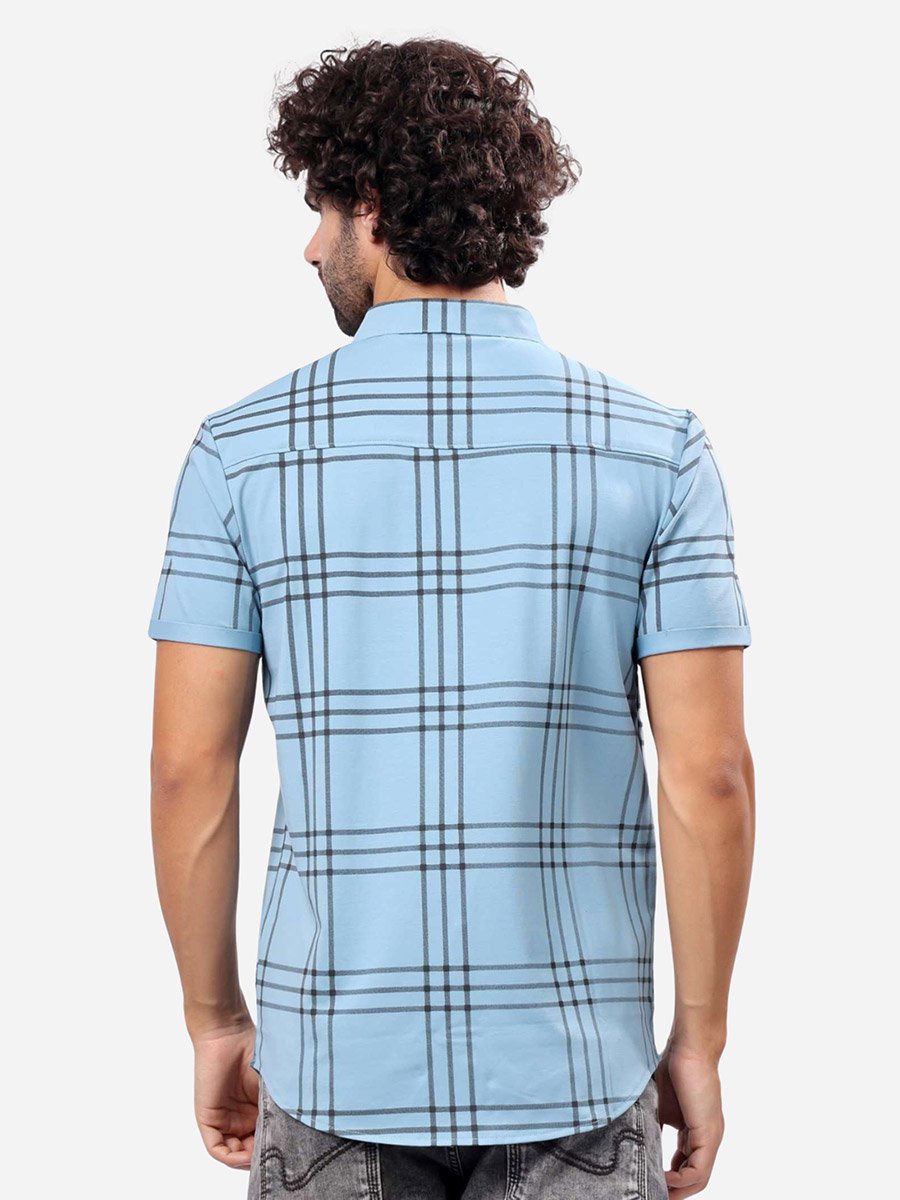 Checked Short Sleeve Regular Fit Shirt