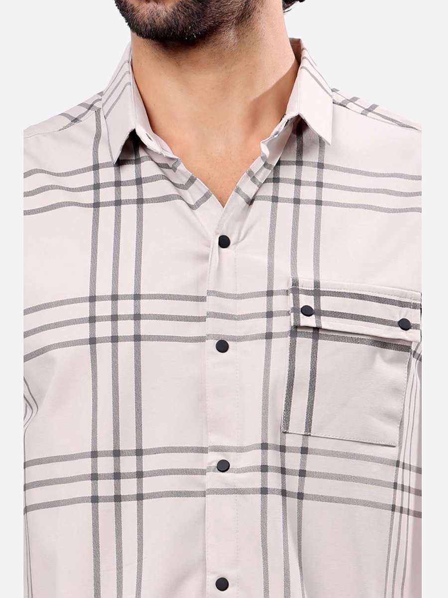 Checked Short Sleeve Regular Fit Shirt