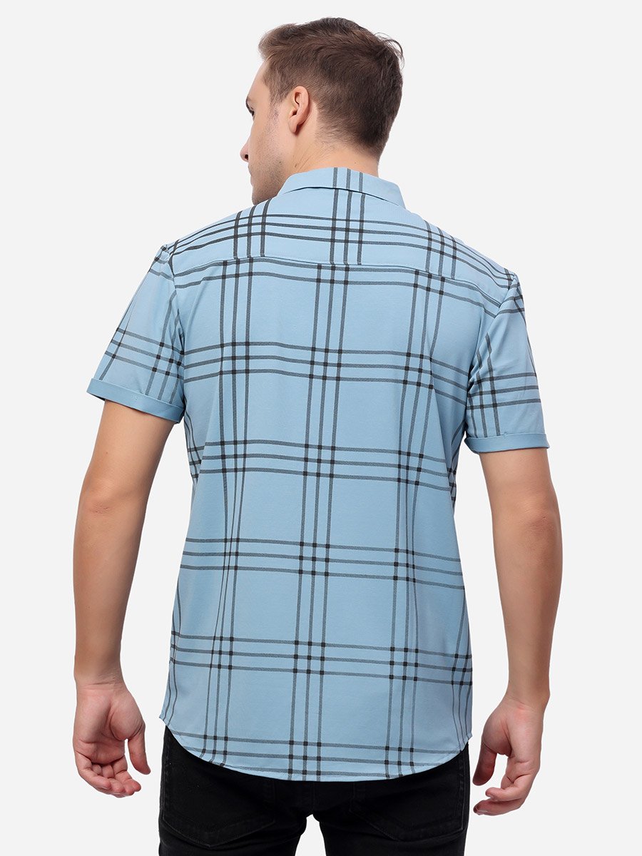 Checked Short Sleeve Regular Fit Shirt