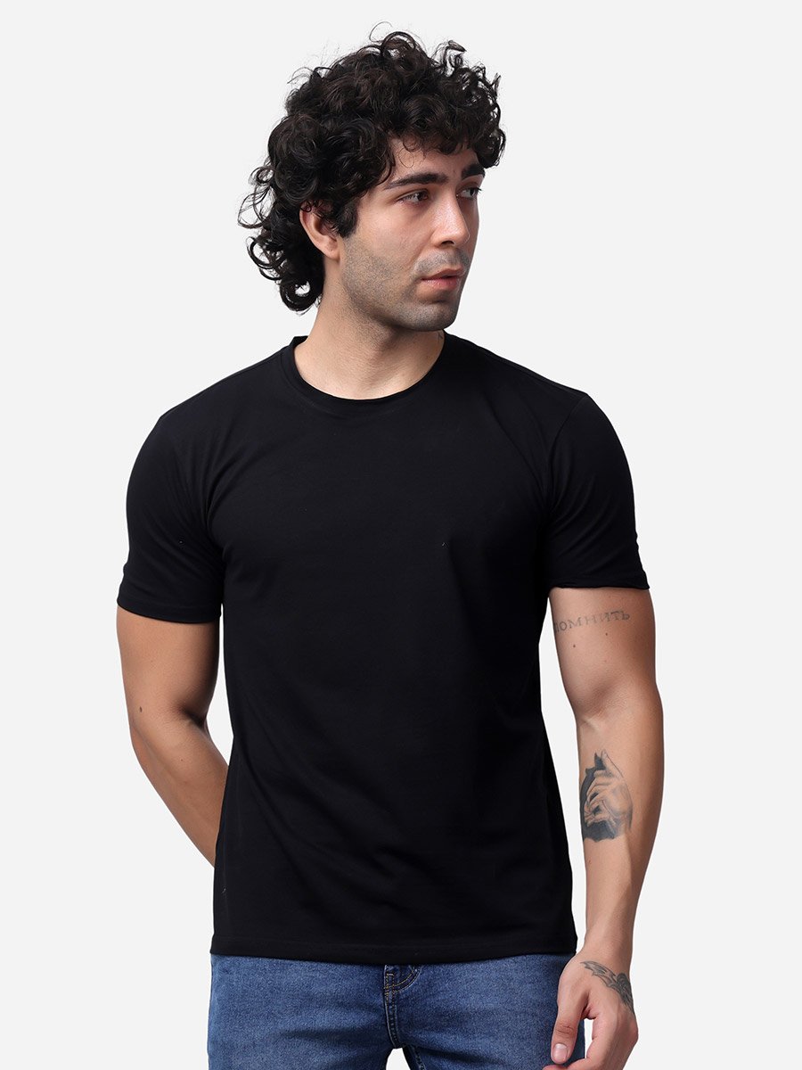 Solid Short Sleeve Regular Fit T-Shirt