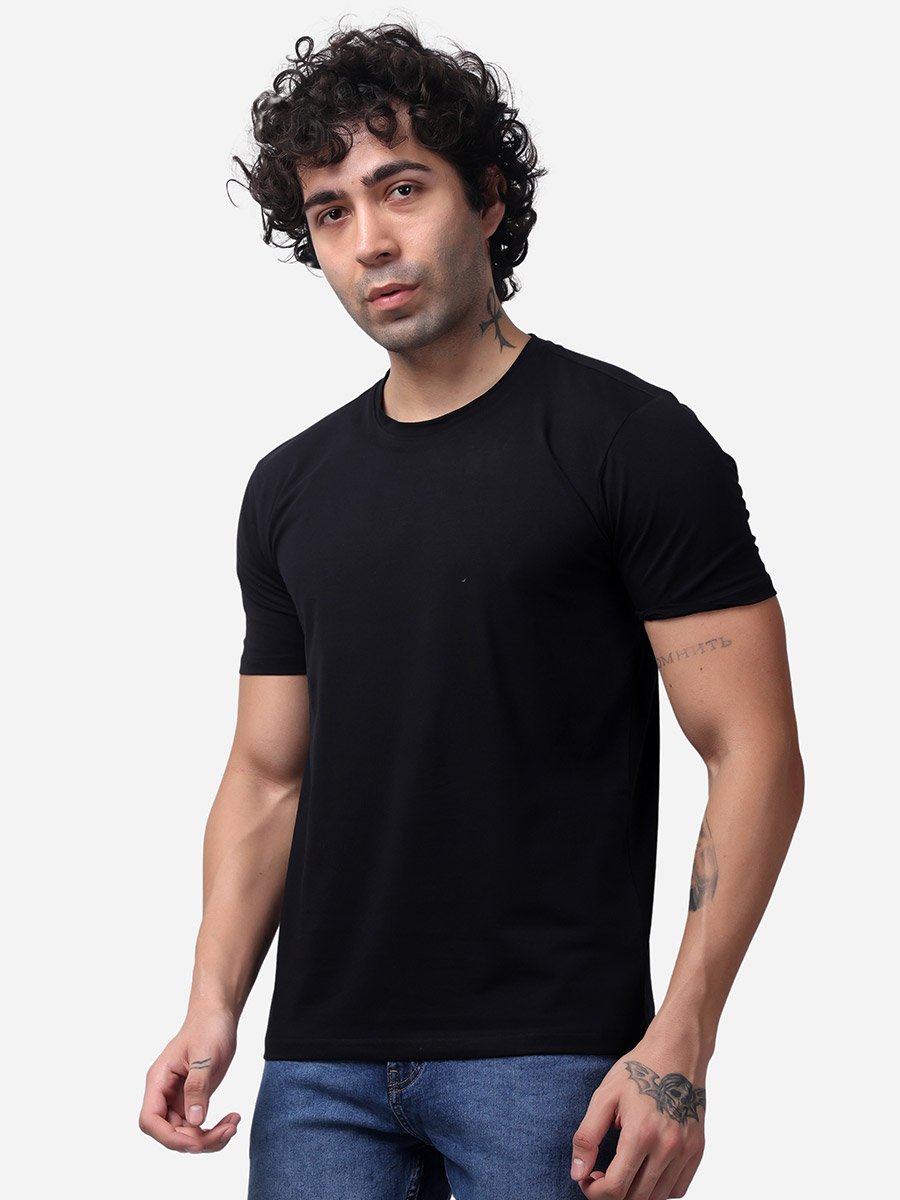 Solid Short Sleeve Regular Fit T-Shirt
