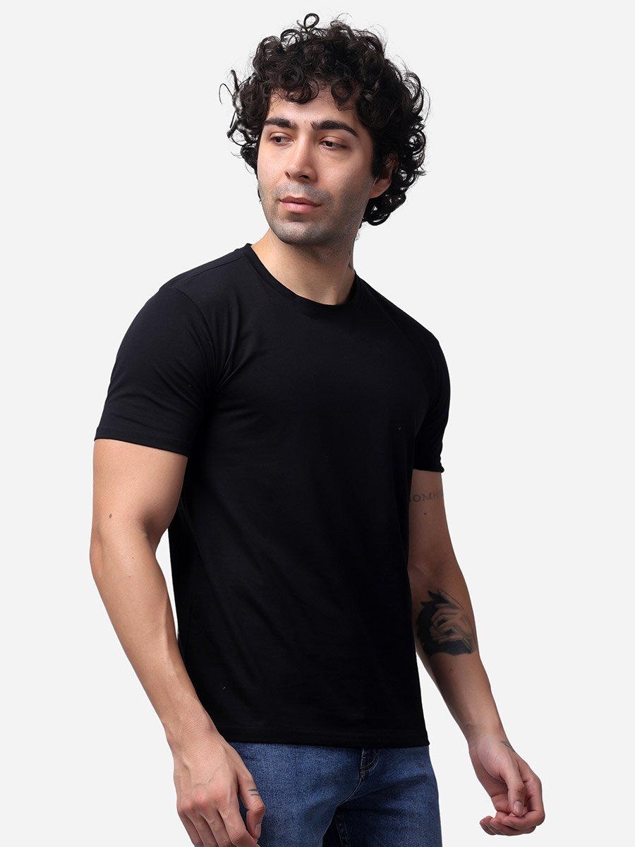 Solid Short Sleeve Regular Fit T-Shirt