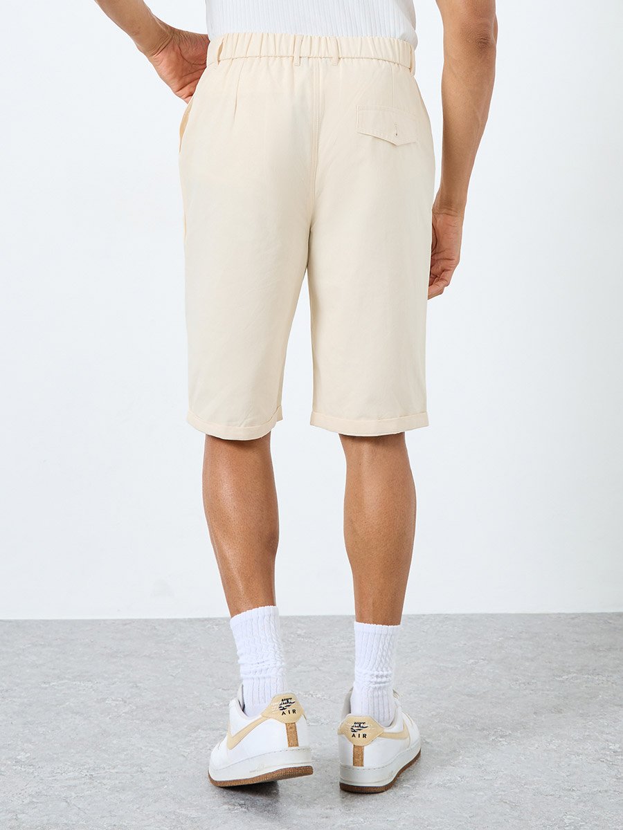 Men Regular Fit Solid Shorts