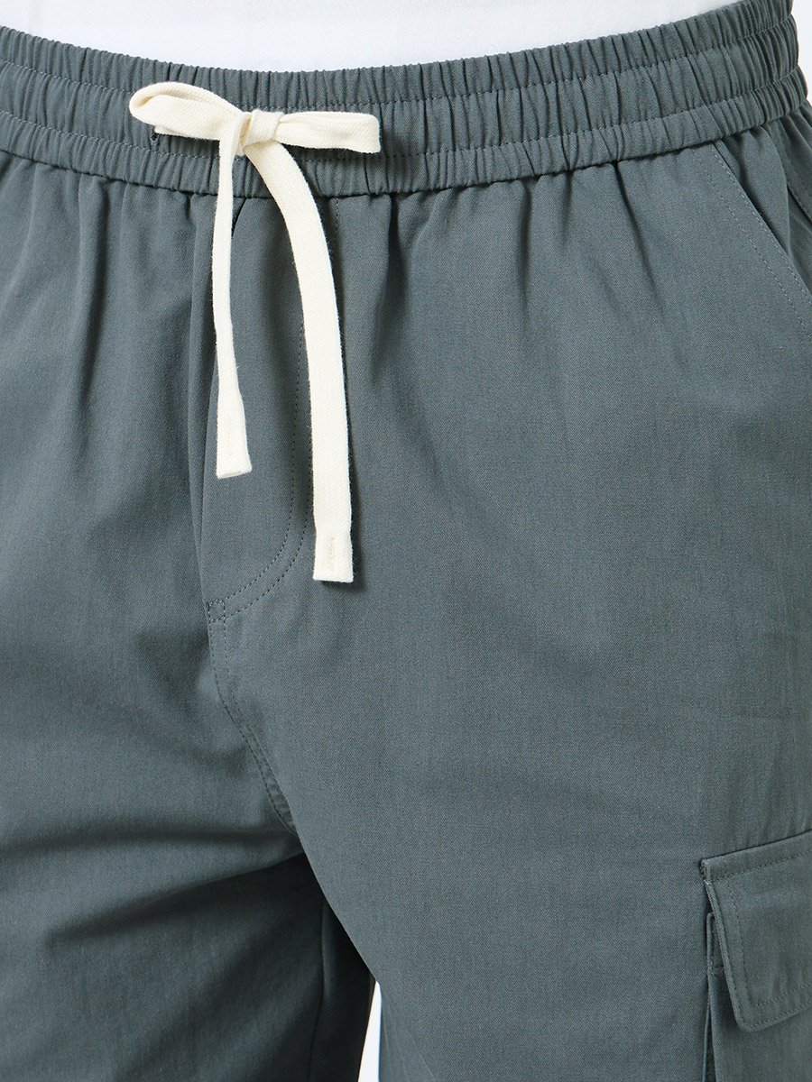 Men Relaxed Fit Cargo Shorts