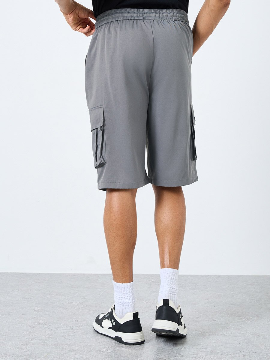 Men Relaxed Fit Cargo Shorts