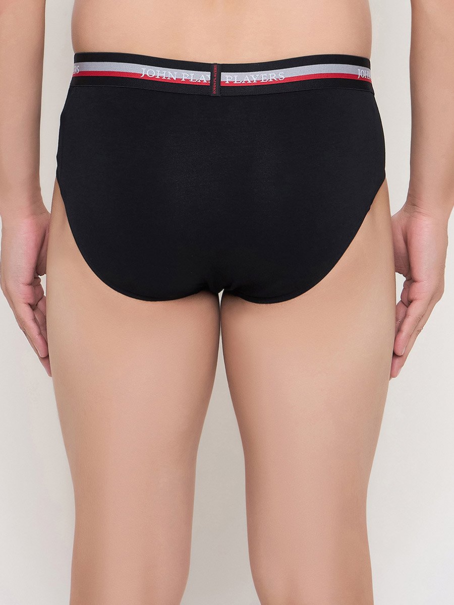 Pack of 2 - Solid Briefs with Elastic Waistband