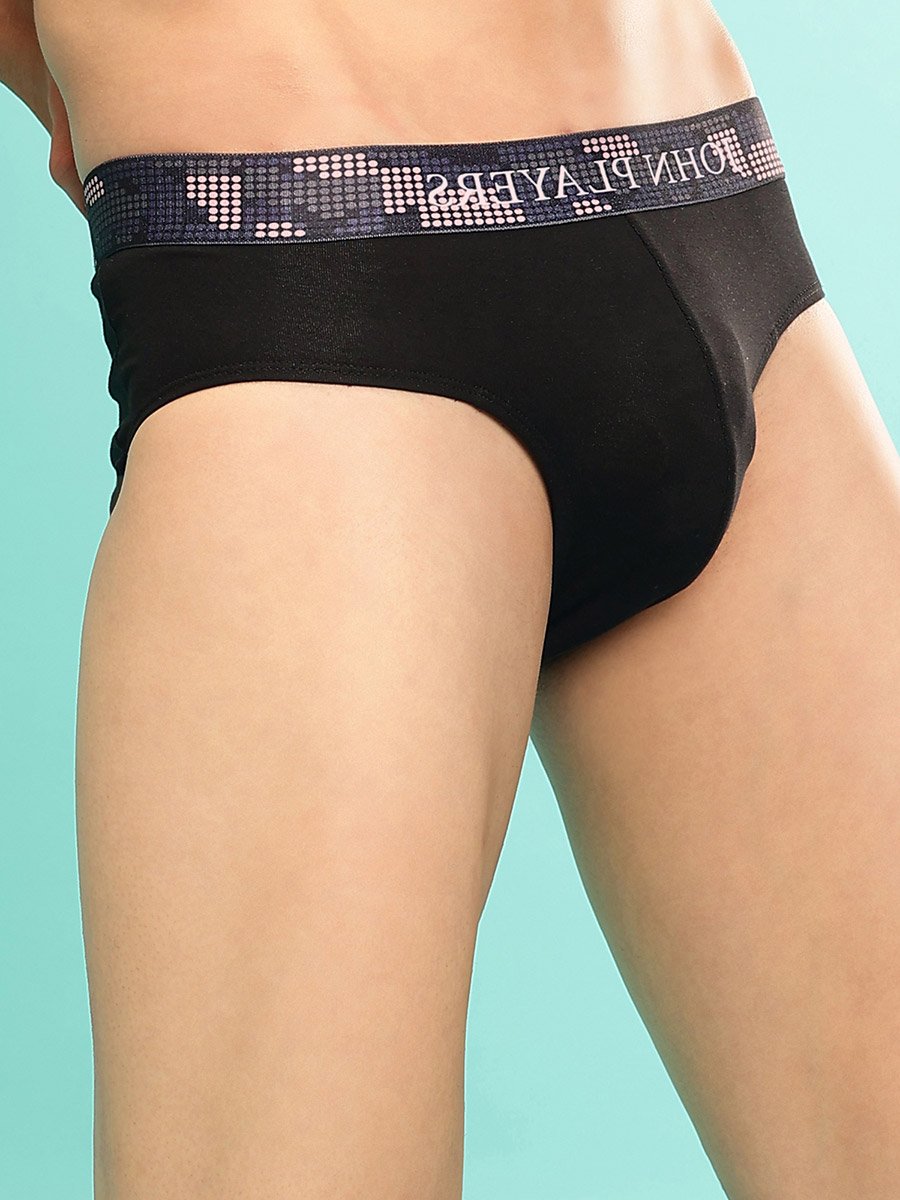 Pack of 2 - Solid Briefs with Sublimation Waistband