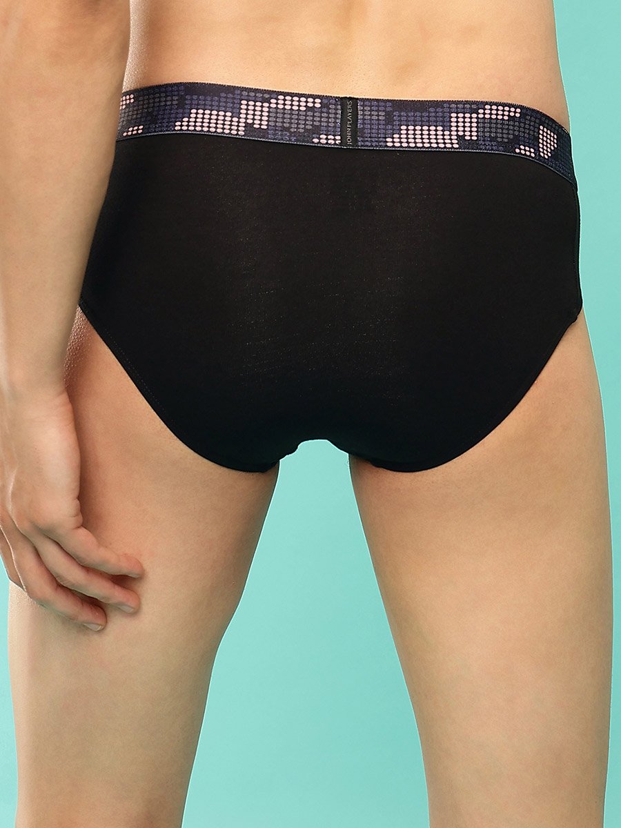 Pack of 2 - Solid Briefs with Sublimation Waistband