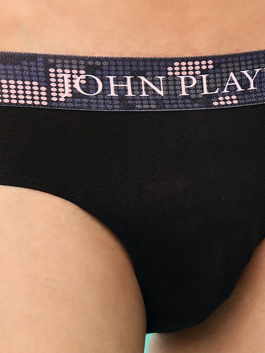 Pack of 2 - Solid Briefs with Sublimation Waistband