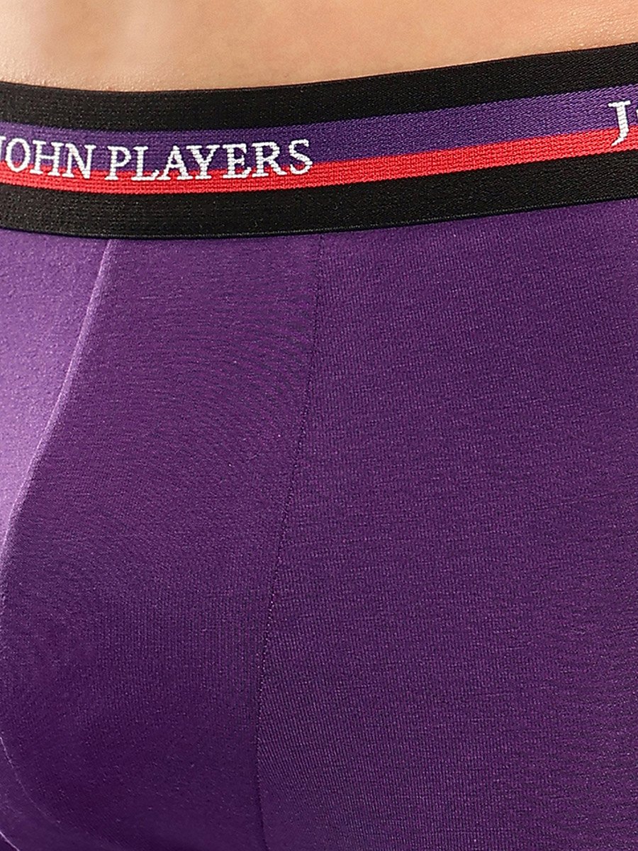 Pack of 2 - Solid Trunks with Elastic Waistband