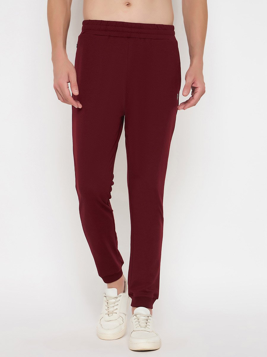 Solid Elasticated Waistband Cotton Joggers