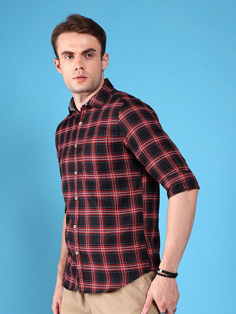 Men Checked Casual Shirt