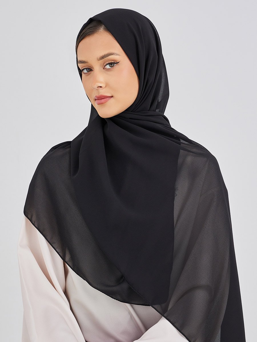 حجاب شيفون سادة