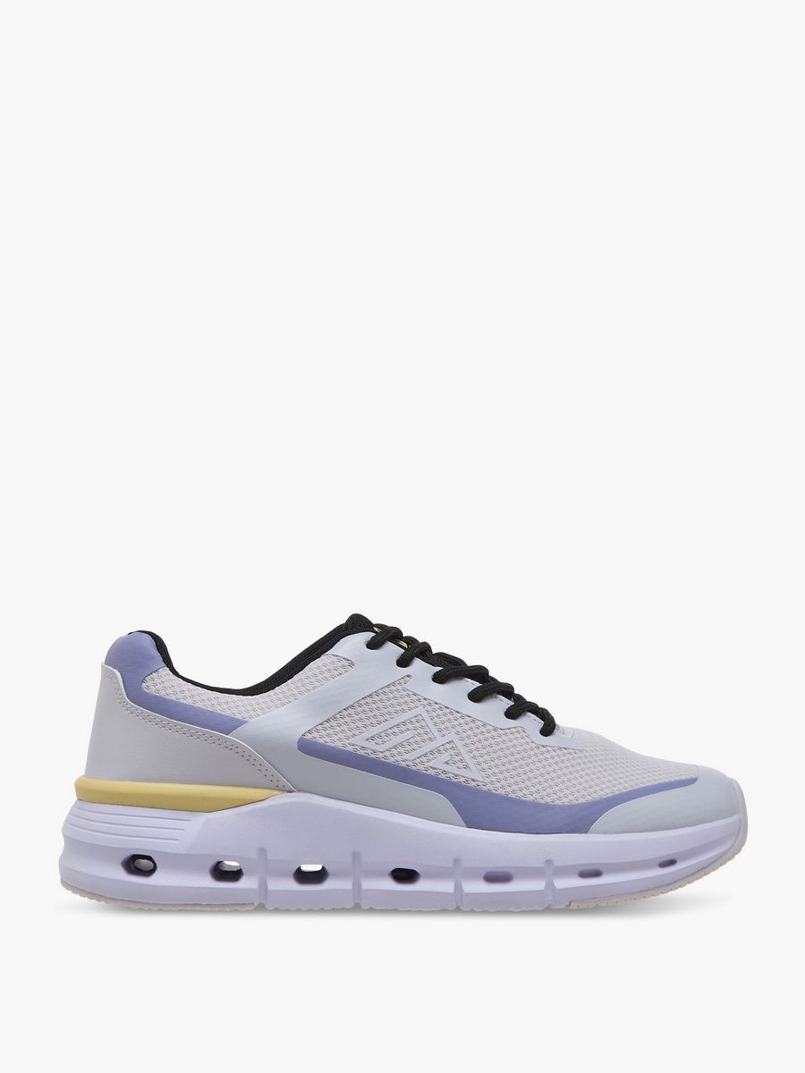 Panelled Sports Shoes with Lace-Up Closure