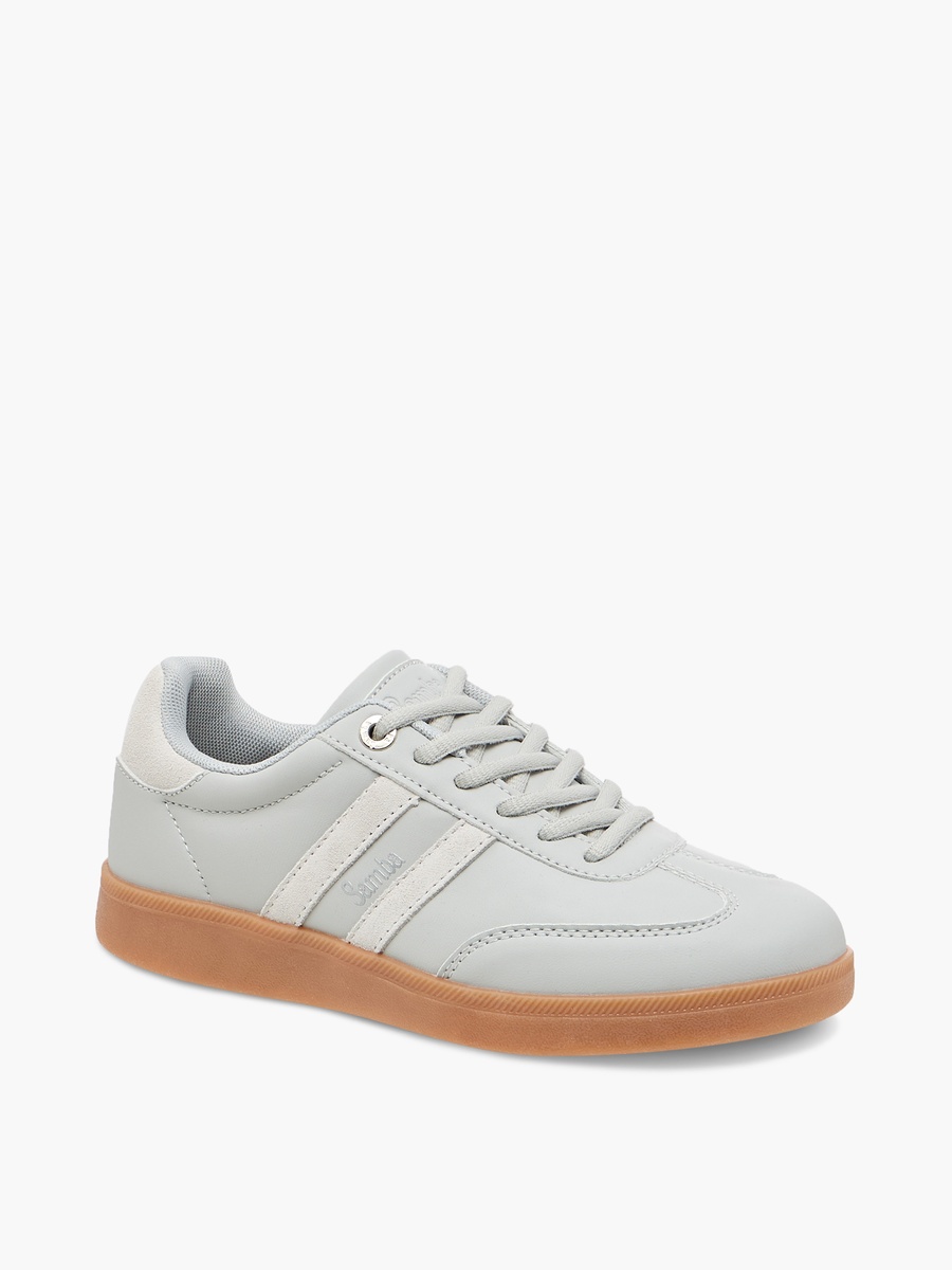 Women Panelled Ankle Sneakers with Lace-Up Closure