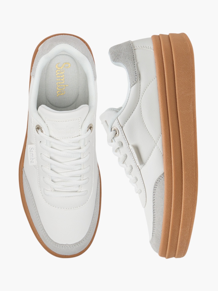 Women Panelled Lace-Up Sneakers