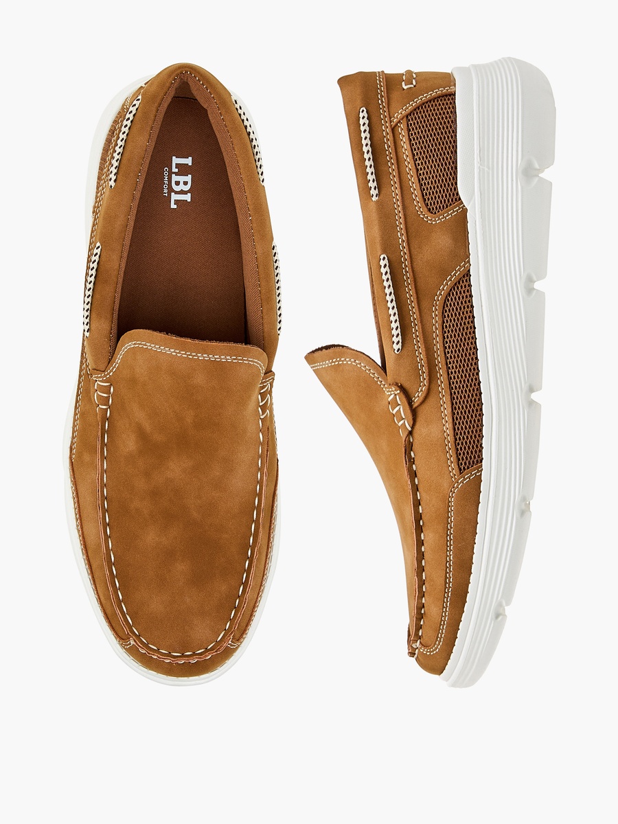 Textured Slip-On Loafers