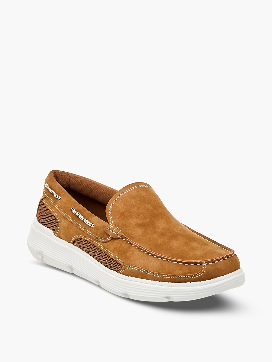 Textured Slip-On Loafers