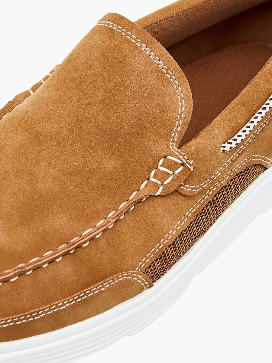 Textured Slip-On Loafers