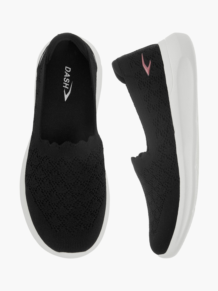 Textured Slip-On Loafers
