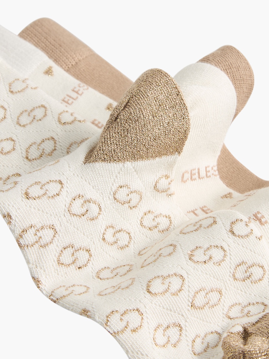 Textured Non Terry Ankle Length Socks - Set of 3