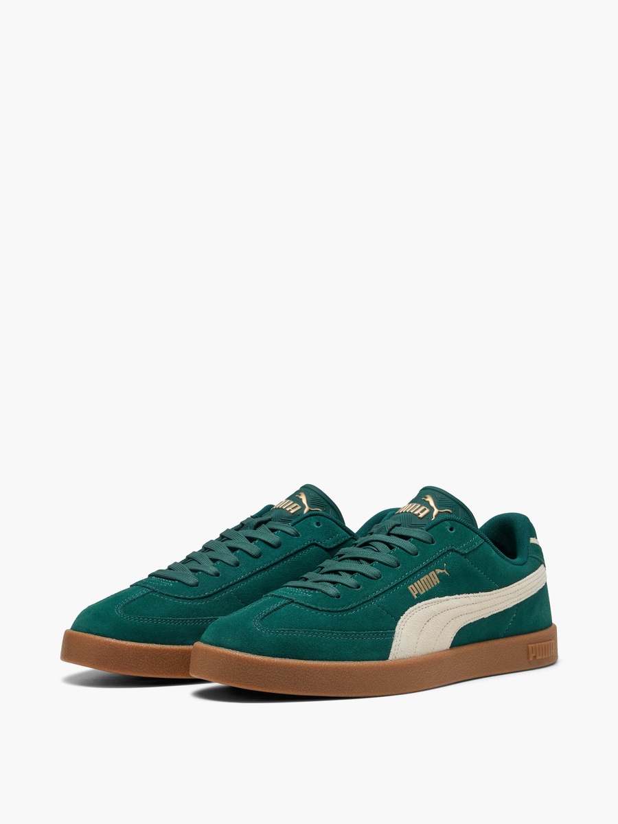 Men Logo Detail Sneakers with Lace-Up Closure - Club II Era Suede