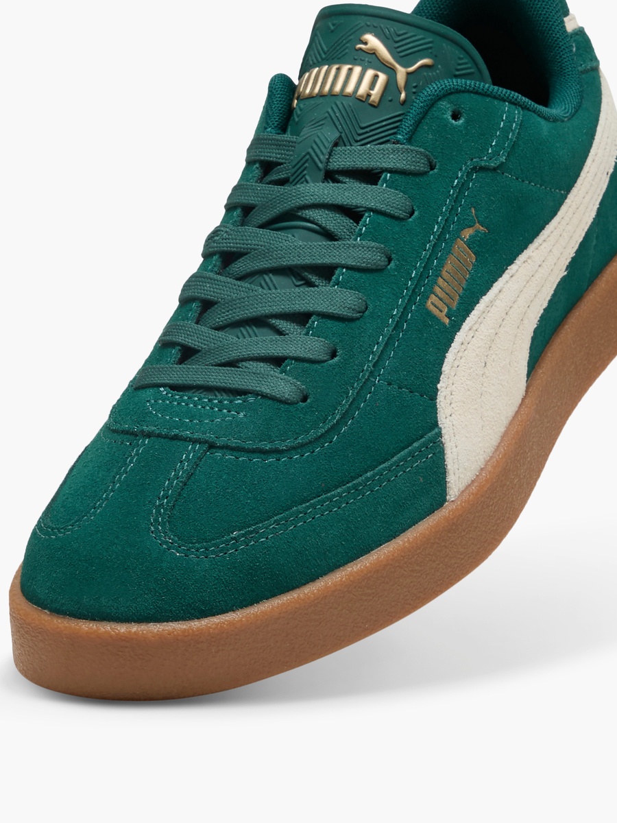 Men Logo Detail Sneakers with Lace-Up Closure - Club II Era Suede