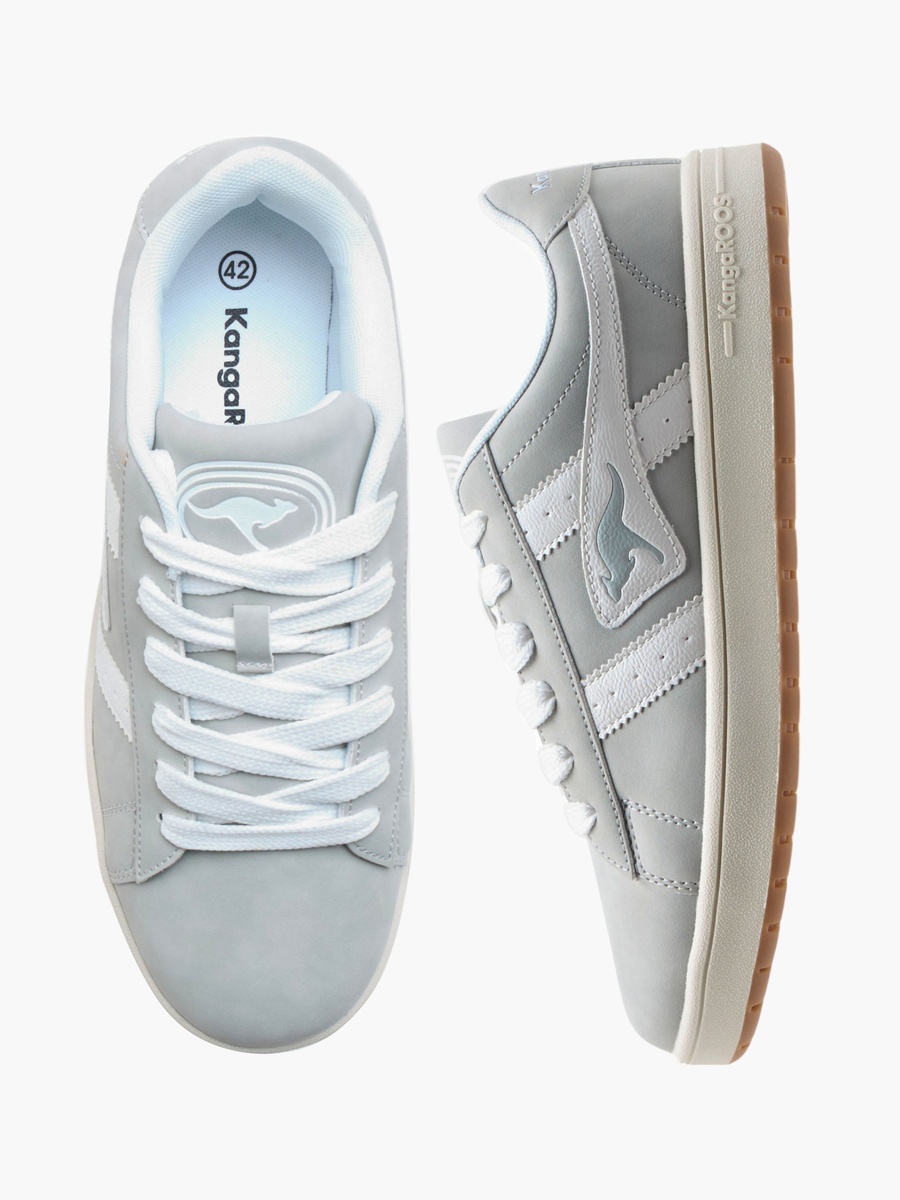 Men Logo Detail Sneakers with Lace-Up Closure