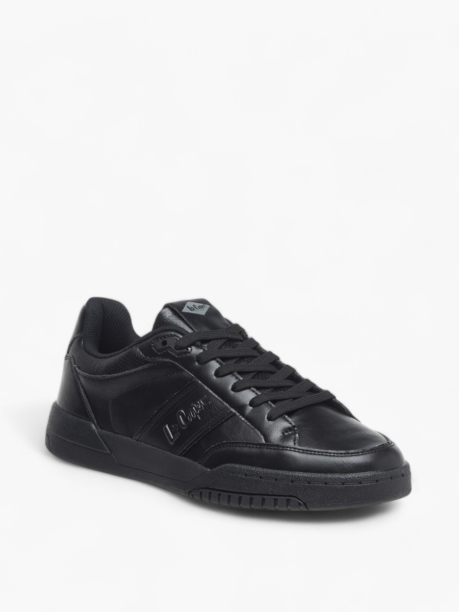 Men Logo Detail Sneakers with Lace-Up Closure
