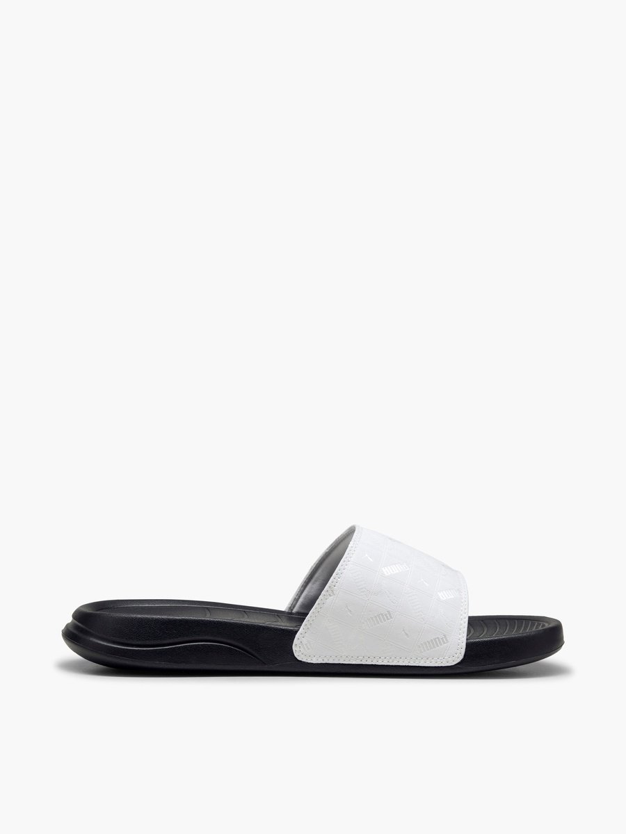 Men Logo Print Slip-On Slides - Popcat 20