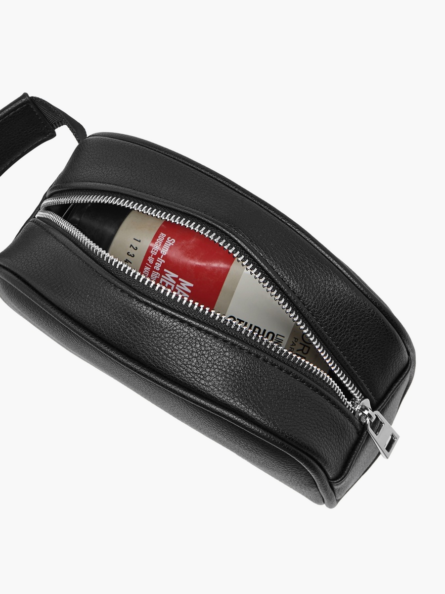 شنطة صغيرة بارزة الملمس بسحاب إغلاق وحزام معصم من دوتشيني