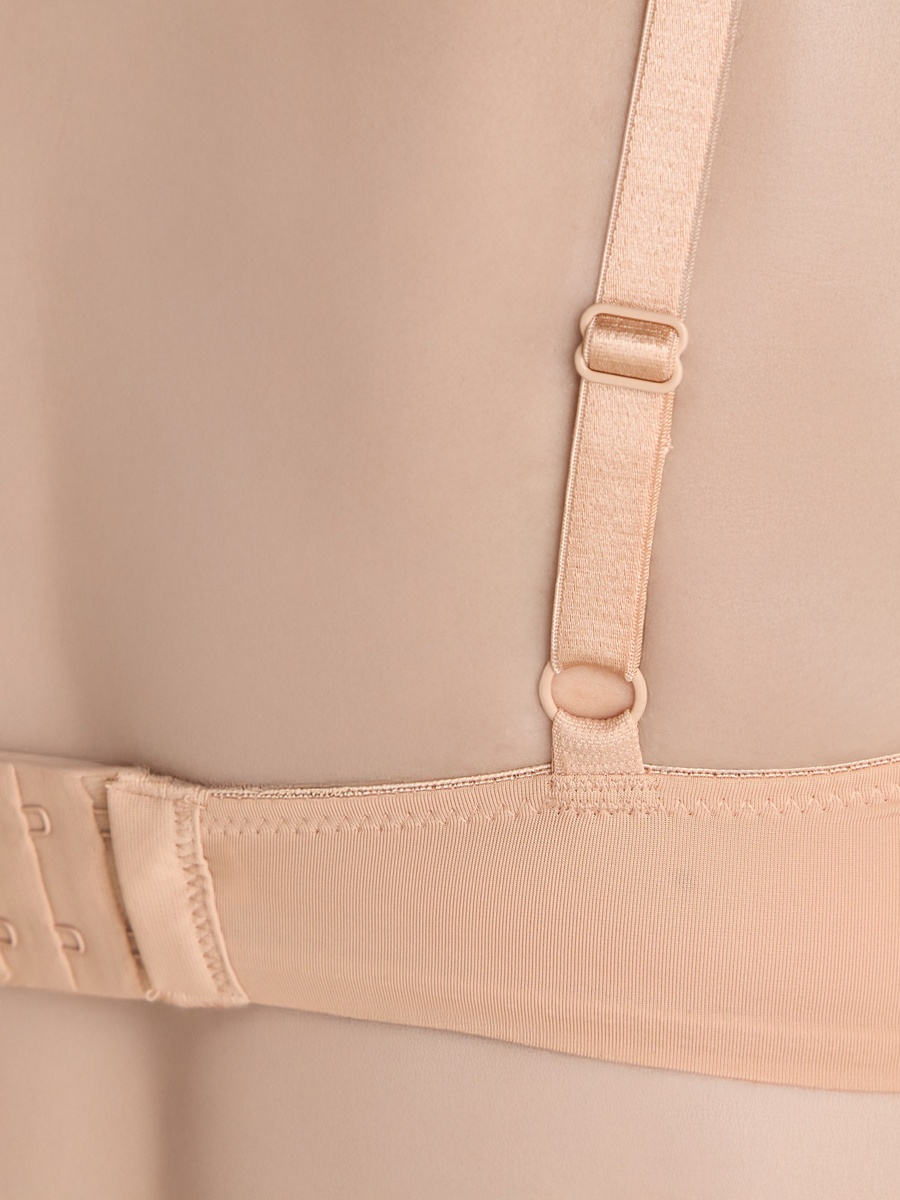 Padded T-Shirt Bra with Hook and Eye Closure