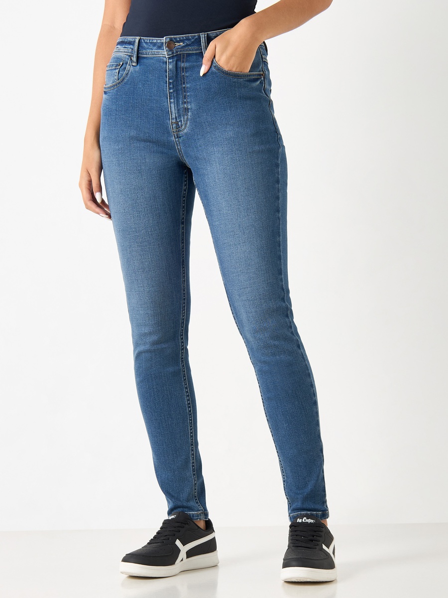 Skinny Fit Jeans with Pockets