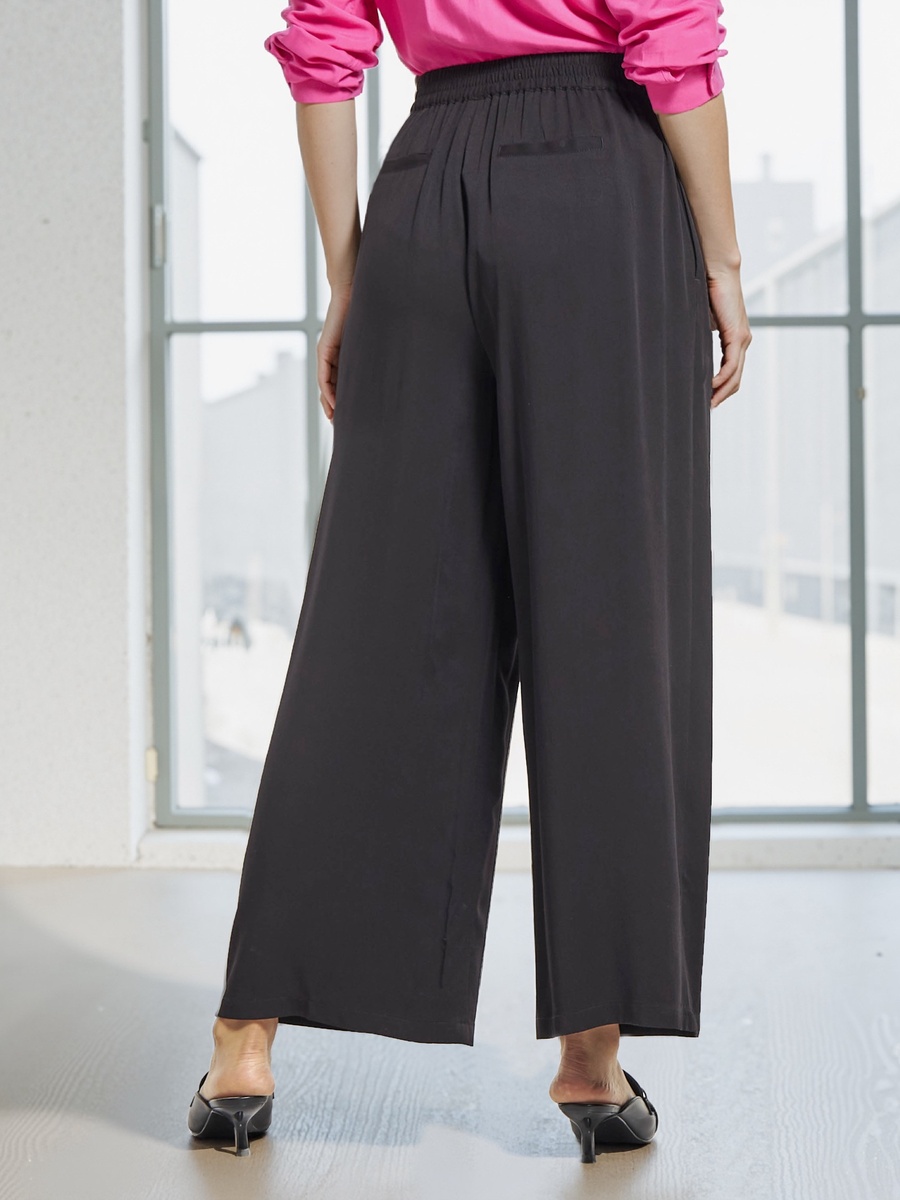 Palazzo Pants with Pockets and Tie-Up Belt