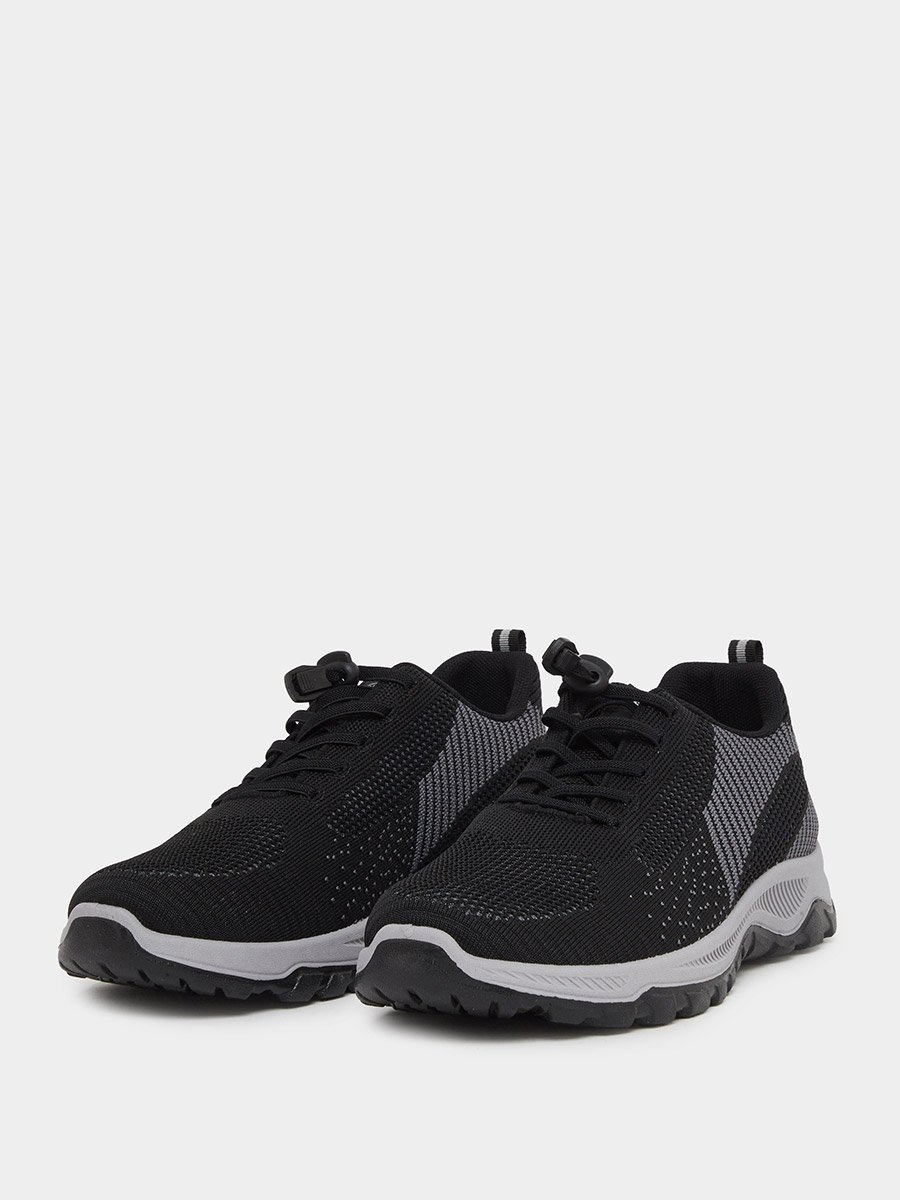Striped Lace Up Sneakers