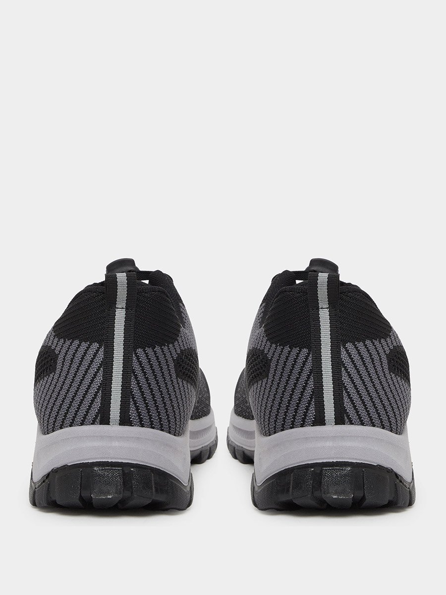 Striped Lace Up Sneakers