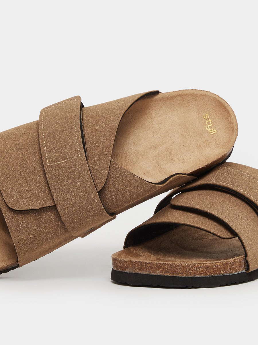 Thick Band Strap Flatform Sole Sandals