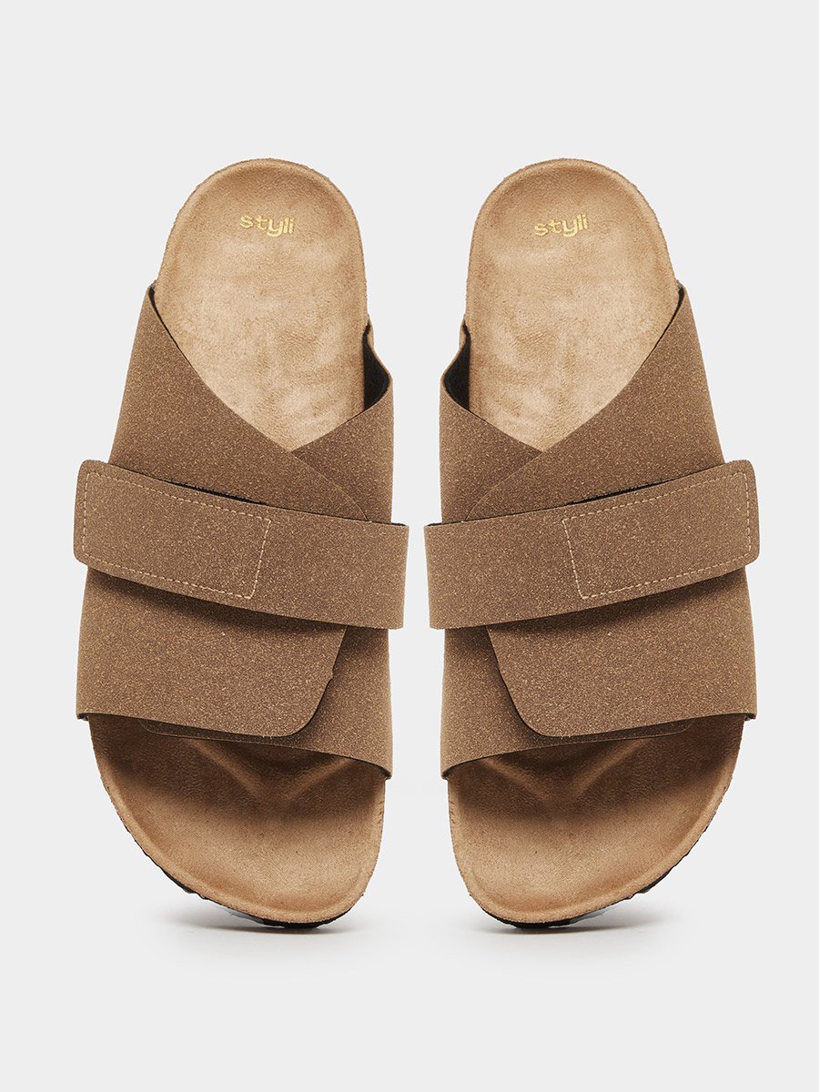 Thick Band Strap Flatform Sole Sandals