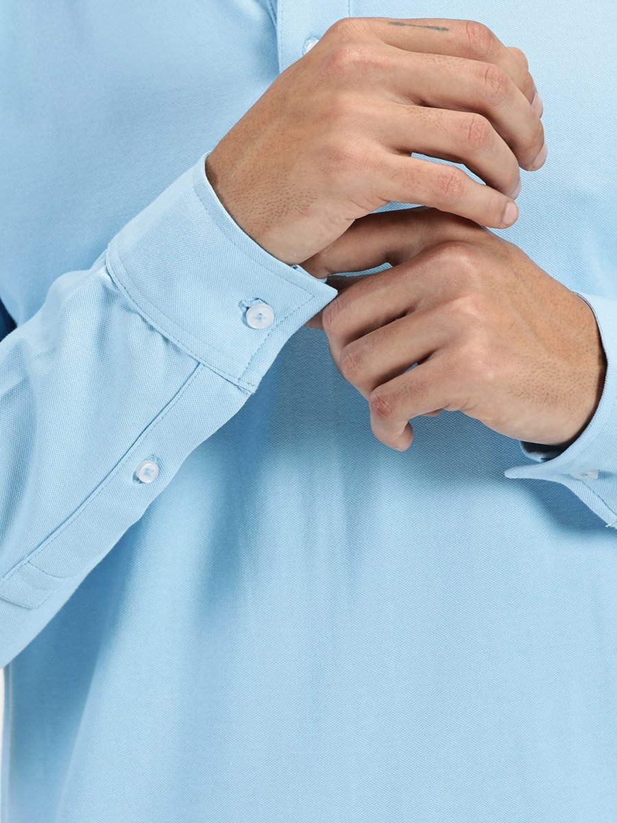 Men Solid Long Sleeves Polo