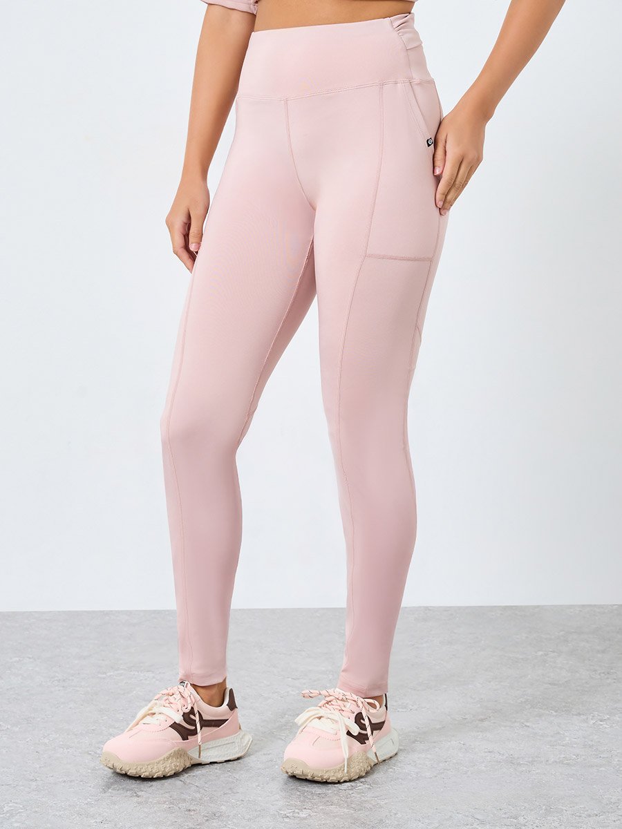 Gymspire Edition - Label and Tab Back Waist Pocket Leggings